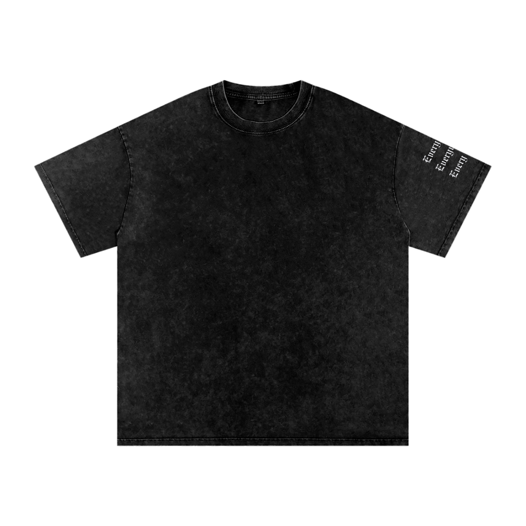 Reign Acid washed oversized drop sleeve